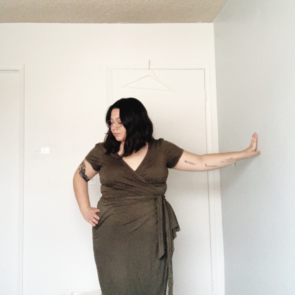 ASOS Curve wrap dress